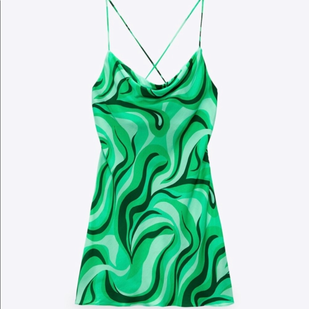 Zara Flowy Mini Dress - Picture 15 of 16
